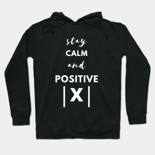 Stay Positive Math Shirt, Math Tee for Math Majors, Mathematics T-Shirt for Men and Women, Mathematics Gift for Math Genius Hoodie